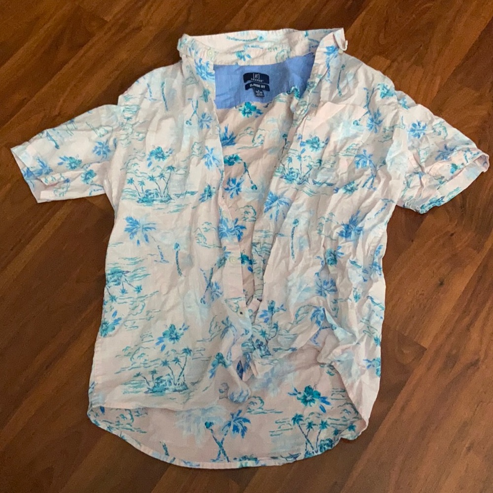 Pink Hawaiian Shirt
